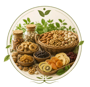 انواع خشکبار و میوه های خشک