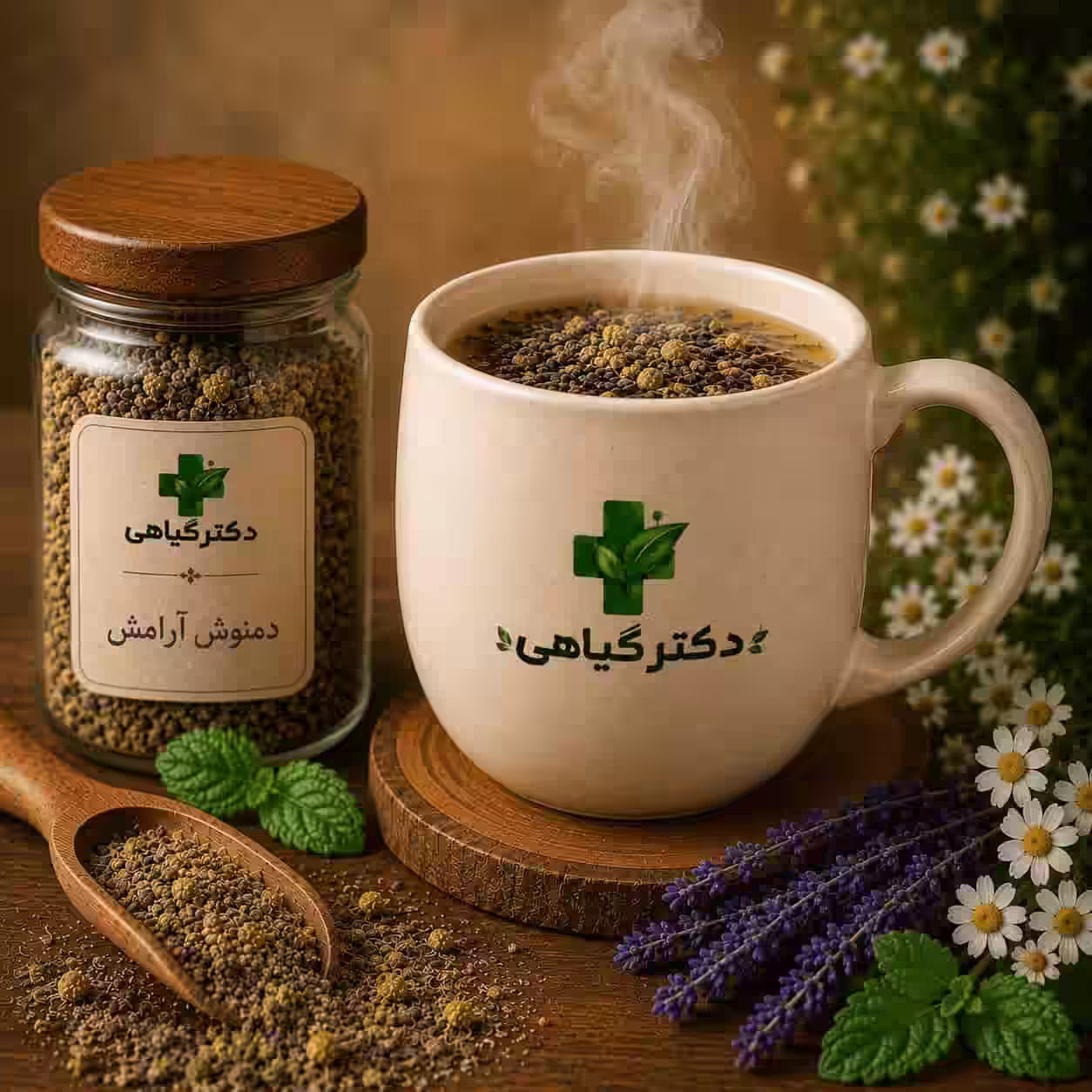 دمنوش روزآرام ترکیبی دکتر گیاهی