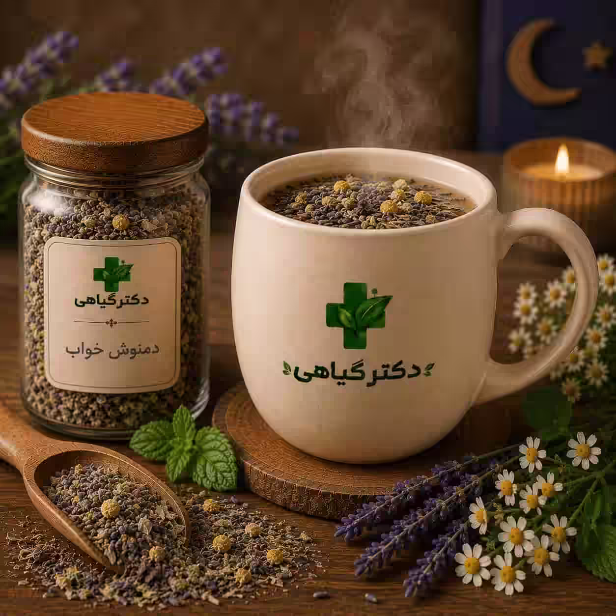 دمنوش آرامش خواب ترکیبی دکتر گیاهی